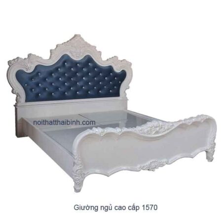 Giường ngủ tân cổ điển MS 1570 Giá bán= 14,500,000đ giảm còn= 11,500,000đ
