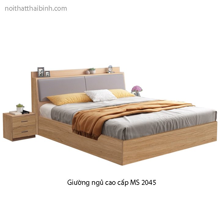 Giường ngủ cao cấp MS 2045 1 Giường ngủ cao cấp MS 2045