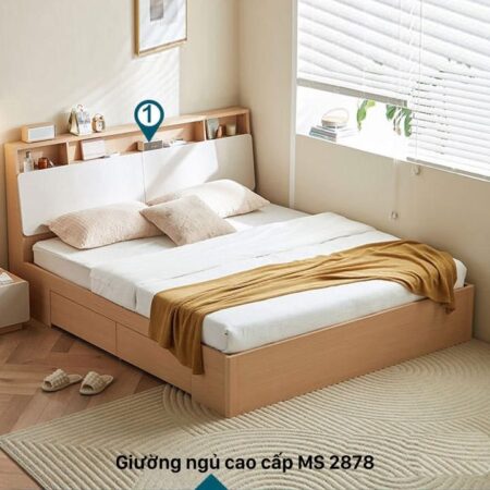 Giường ngủ hiện đại cao cấp MS 2878