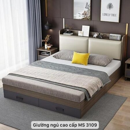 Giường ngủ đẹp hiện đại MS 3109