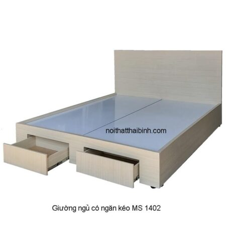 Giường ngủ đẹp có hộc kéo MS 1402 Giá bán= 6.000.000đ giảm còn= 5.000.000đ