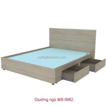 Giường ngủ có hộc kéo MS 9962 Giá bán = 7.000.000 đ - Tặng Nệm Cao Su Non AMERICAN