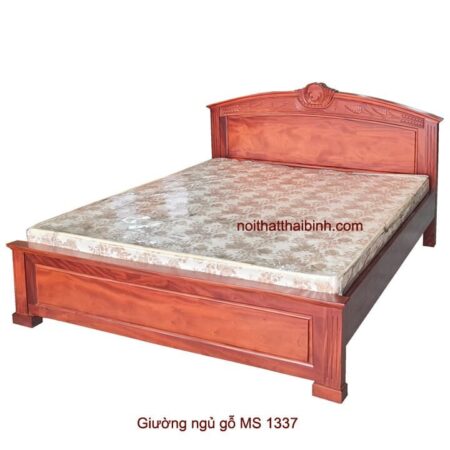 Giường ngủ gỗ chất lượng MS 1337 Giá bán= 9,500,000đ giảm còn= 8,500,000đ