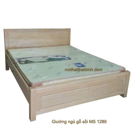 Giường ngủ gỗ đẹp giá rẻ MS 1289 Giá bán = 7.000.000đ giảm còn = 5.000.000đ