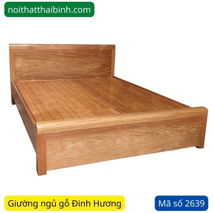 Giường ngủ gỗ Đinh Hương 1m6 MS 2639 1 Giường ngủ gỗ Đinh Hương 1m6 MS 2639