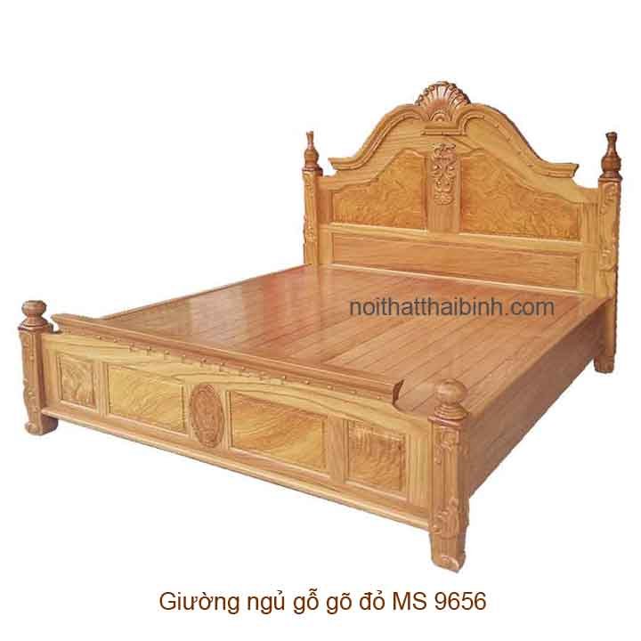 Giường ngủ gỗ gõ đỏ đẹp MS 9656 Giá bán= 39,500,000đ giảm còn= 29,500,000đ 1 Giường ngủ gỗ gõ đỏ đẹp MS 9656 Giá bán= 39,500,000đ giảm còn= 29,500,000đ