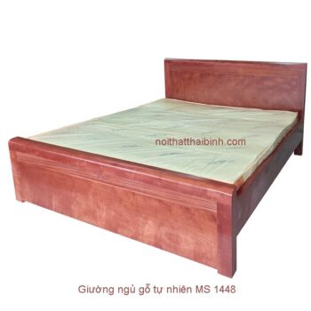 Giường ngủ gỗ tự nhiên MS 1448 Giá bán= 9,500,000đ giảm còn= 7,500,000đ