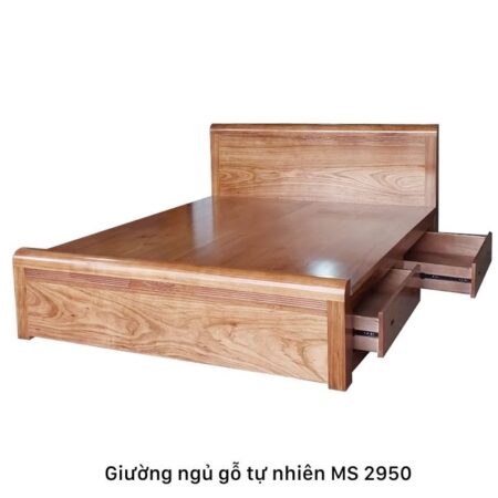 Giường ngủ gỗ hương xám tự nhiên MS 2950 | GIAO HỎA TỐC TPHCM