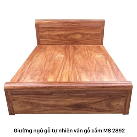 Giường ngủ gỗ tự nhiên dạt phản MS 2892