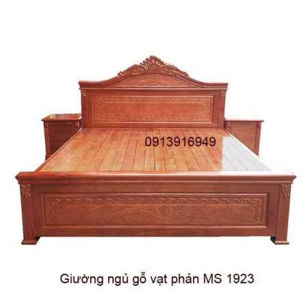 Giường ngủ gỗ xoan đào MS 1923