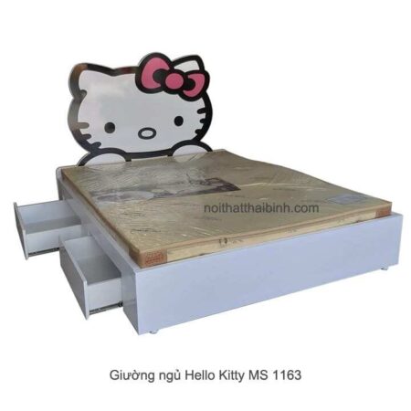 Giường ngủ cho bé Hello Kitty MS 1163 Giá bán= 6.800.000đ giảm còn= 5.800.000đ