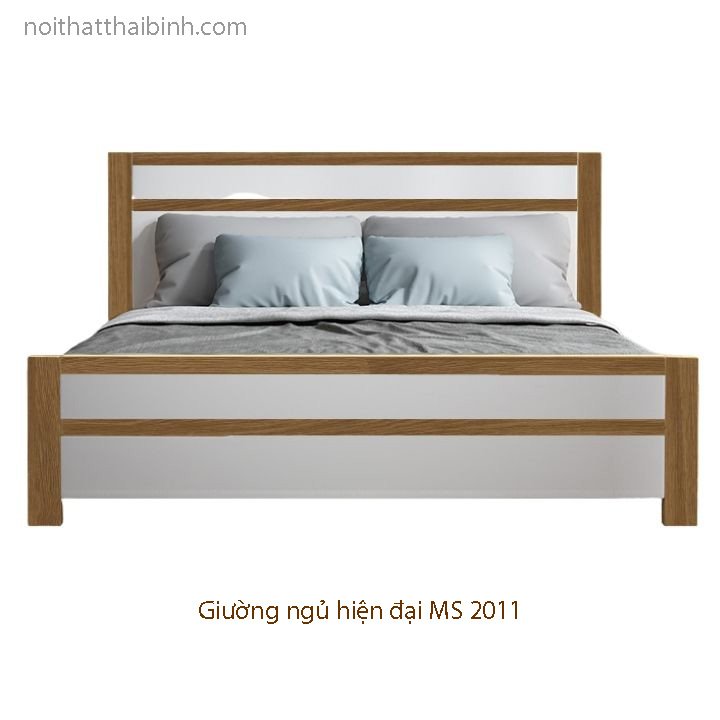 Giường ngủ hiện đại sang trọng MS 2011 1 Giường ngủ hiện đại sang trọng MS 2011