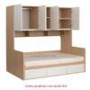 Giường ngủ kết hợp tủ và ngăn kéo MS 1018 Giá bán = 10.500.000 đ - Tặng nệm AMERICAN kèm theo giường