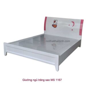 Giường ngủ trăng sao MS 1167 Giá bán = 6.000.000 đ