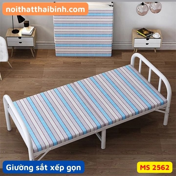 Giường sắt xếp gọn MS 2562 | GIAO HỎA TỐC TPHCM 1 Giường sắt xếp gọn MS 2562 | GIAO HỎA TỐC TPHCM