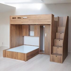 Giường tầng kết hợp tủ quần áo MS 3087 11 Giường tầng kết hợp tủ quần áo MS 3087