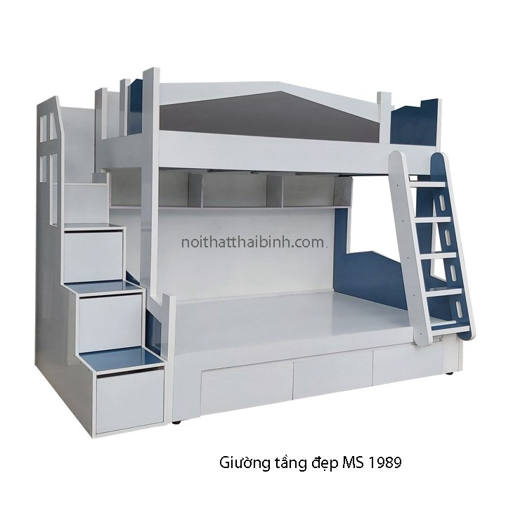 Giường tầng 1 2m MS 1989 1 Giường tầng 1 2m MS 1989