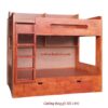 Giường 2 tầng gỗ cao su MS 2492