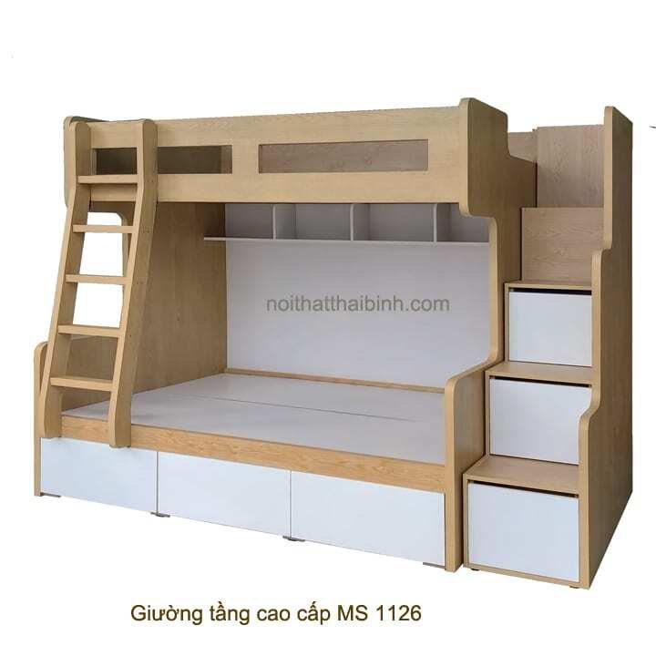 Giường tầng cao cấp MS 1126 1 Giường tầng cao cấp MS 1126