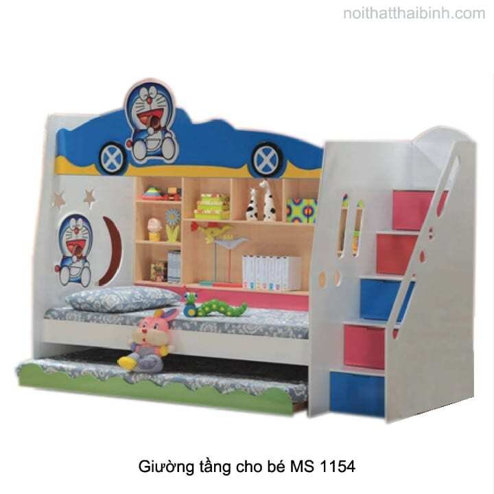 Giường tầng cho bé Doremon MS 1154 Giá bán = 15.500.000đ giảm còn = 14.500.000đ 1 Giường tầng cho bé Doremon MS 1154 Giá bán = 15.500.000đ giảm còn = 14.500.000đ