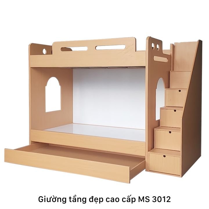 Giường tầng đẹp MS 3012 1 Giường tầng đẹp MS 3012