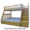 Giường tầng gỗ tự nhiên đẹp MS 2887 2 Giường tầng gỗ tự nhiên đẹp MS 2887