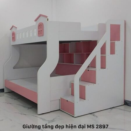 Giường tầng hiện đại đẹp MS 2897