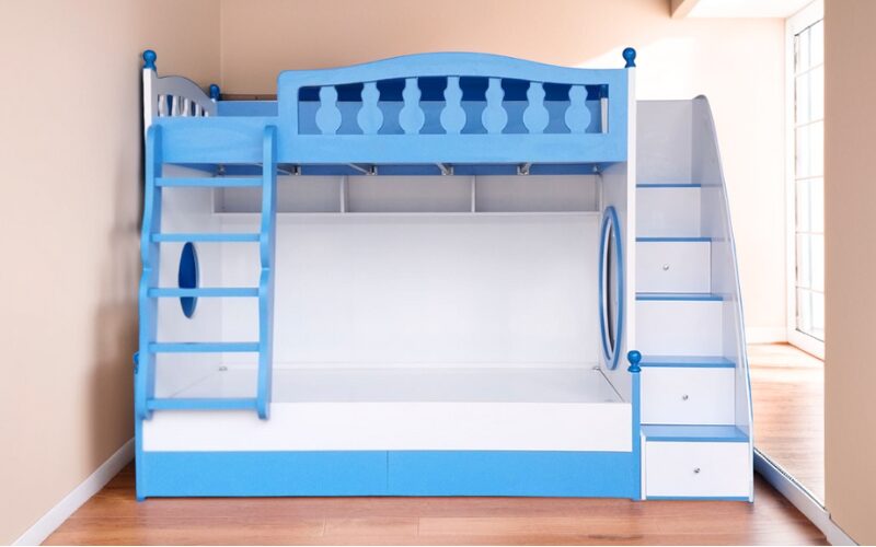 Giường tầng mdf MS 3204 3 Giường tầng mdf MS 3204 - Ảnh 3