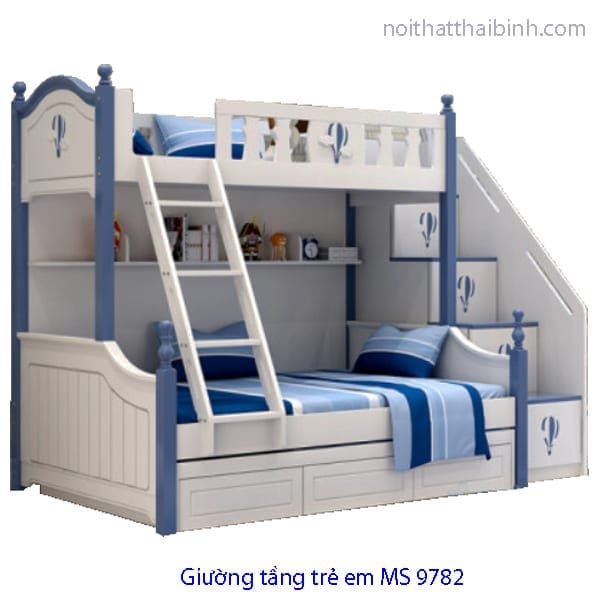 Giường hai tầng cho trẻ em MS 9782 Giá = 13.800.000đ 1 Giường hai tầng cho trẻ em MS 9782 Giá = 13.800.000đ