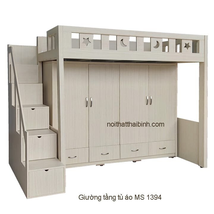 Giường tầng tủ quần áo MS 1394 Giá bán= 16.500.000đ giảm còn= 14.500.000đ 1 Giường tầng tủ quần áo MS 1394 Giá bán= 16.500.000đ giảm còn= 14.500.000đ