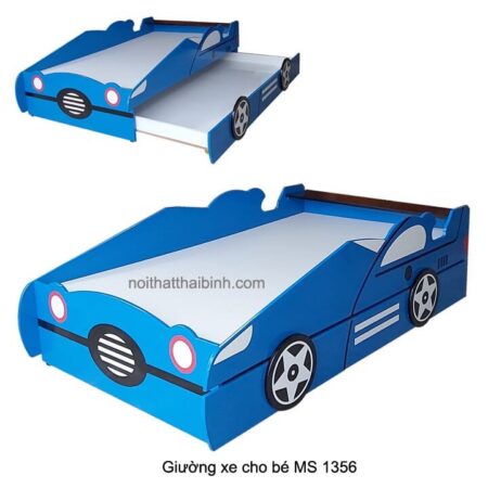 Giường xe 2 tầng cho bé MS 1356 Giá bán 8.900.000đ giảm còn= 7.900.000đ