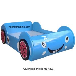 Giường xe hơi cho bé trai MS 1293 Giá bán = 7.500.000đ giảm còn = 6.500.000đ