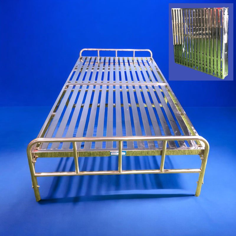 Giường xếp inox MS 3208 1 Giường xếp inox MS 3208