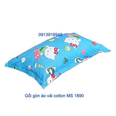 Gối gòn áo vải cotton MS 1890