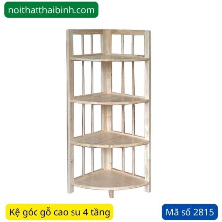 Kệ góc gỗ 4 tầng MS 2815 | GIAO HỎA TỐC TPHCM