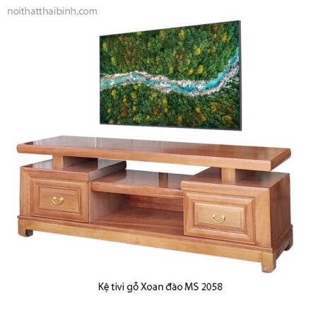 Kệ tivi gỗ xoan đào MS 2058