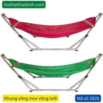 Bộ khung võng inox ống lớn phi 32 MS 2826 | GIAO HỎA TỐC TPHCM
