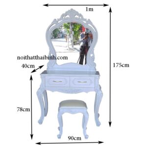 Bàn trang điểm cao cấp đẹp MS 2512