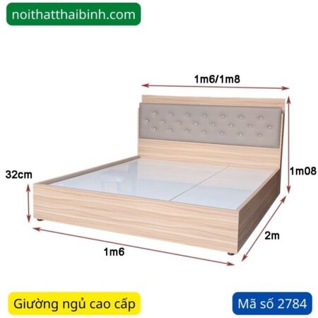 Giường đẹp cao cấp MS 2784
