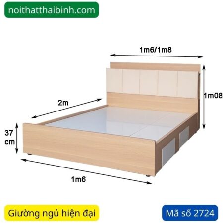 Giường ngủ hiện đại MS 2724