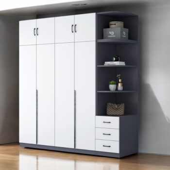 Mẫu tủ quần áo đẹp hiện đại MS 3207 8 Mẫu tủ quần áo đẹp hiện đại MS 3207