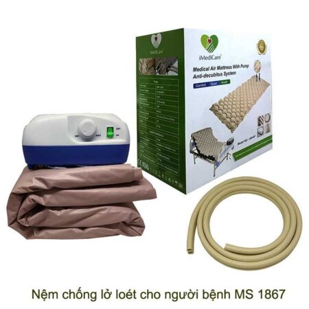 Nệm hơi mát lưng cho người bệnh MS 1867 | GIAO HỎA TỐC TPHCM