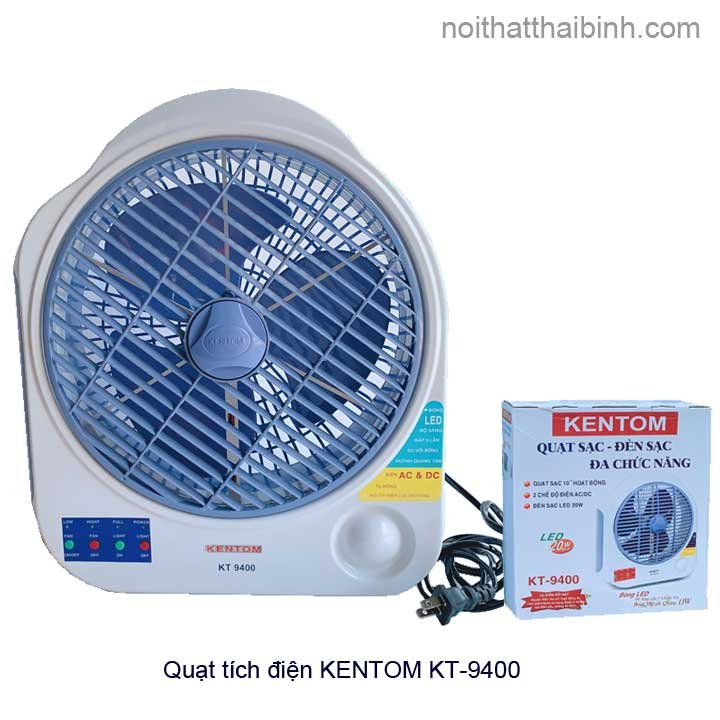 Quạt tích điện KENTOM KT- 9400 1 Quạt tích điện KENTOM KT- 9400
