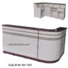 Quầy lễ tân bo góc đẹp MS 1030 Giá bán = 9.000.000 đ
