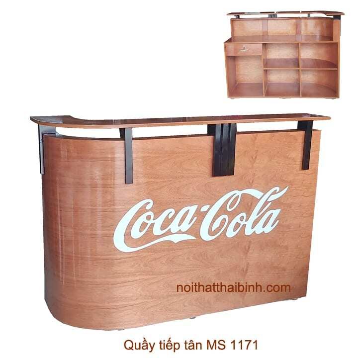 Quầy tiếp tân giá rẻ MS 1171 Giá bán = 6.500.000đ giảm còn = 5.500.000đ 1 Quầy tiếp tân giá rẻ MS 1171 Giá bán = 6.500.000đ giảm còn = 5.500.000đ