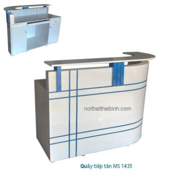 Quầy tiếp tân MS 1435 Giá bán= 5.000.000đ giảm còn= 4.000.000đ