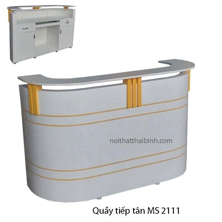 Quầy tiếp tân MS 2111 1 Quầy tiếp tân MS 2111