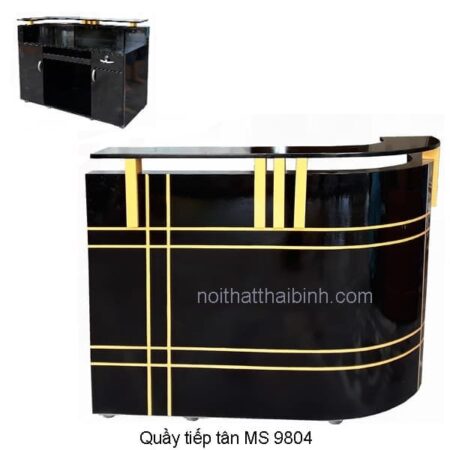 Quầy tiếp tân cao cấp MS 9804 Giá 1m2 = 5.000.000