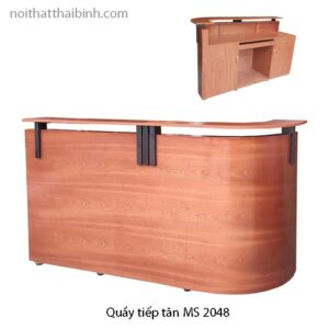 Quầy tiếp tân đẹp hiện đại MS 2048