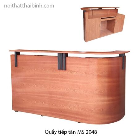 Quầy tiếp tân đẹp hiện đại MS 2048